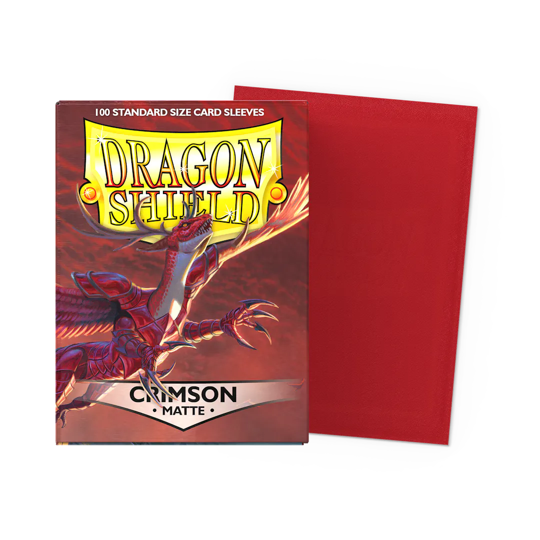 Dragon Shield: Deck Protector and Sleeves Crimson Matte