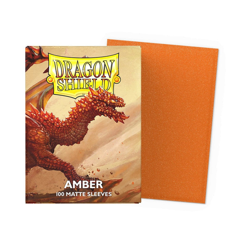 Dragon Shield - Amber Matte Card Sleeves