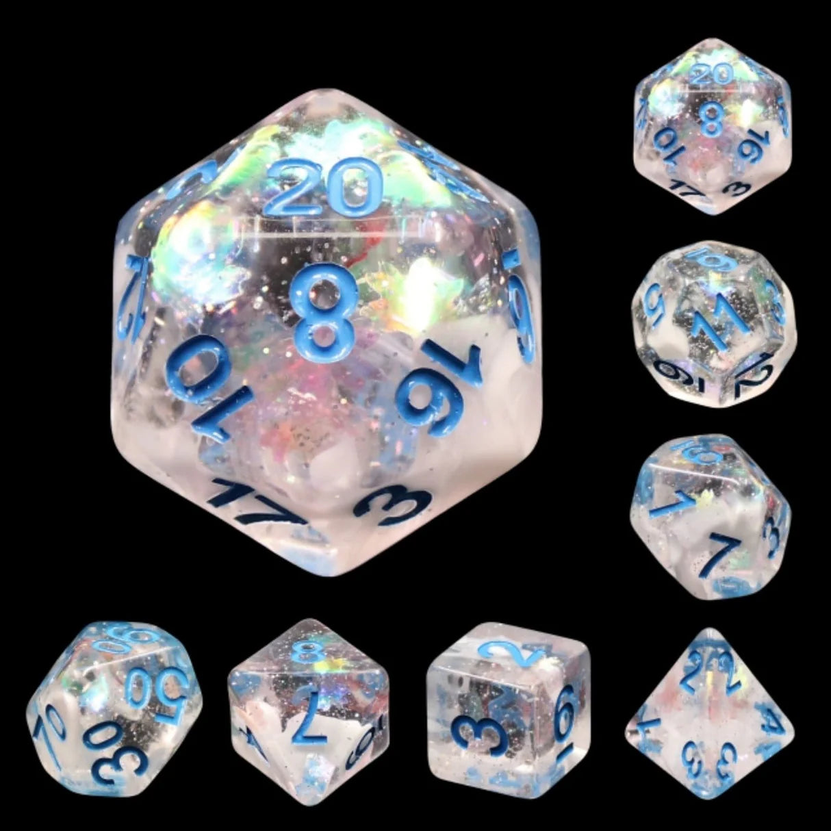 Foam Brain - Blue Notes RPG Dice Set