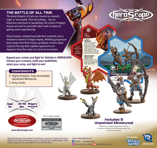 Heroscape: Greatbow Archers and Scions of Icaria Army Expansion