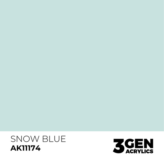 AK Interactive 3G Acrylic Paint: Snow Blue - Standard
