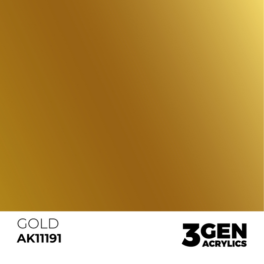 AK Interactive 3G Acrylic Paint: Gold - Metallic