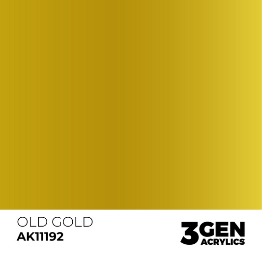 AK Interactive 3G Acrylic Paint: Old Gold - Metallic