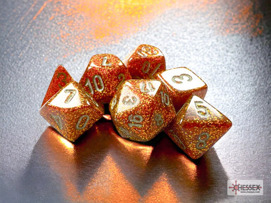 Chessex - Glitter Gold/Silver