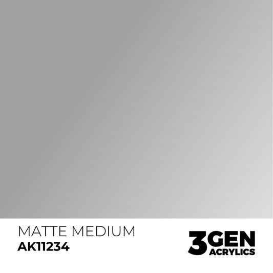 AK Interactive 3G Acrylic Paint: Matte Medium - Auxiliary