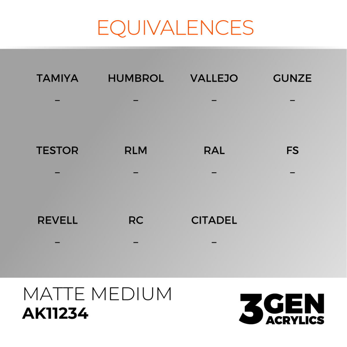 AK Interactive 3G Acrylic Paint: Matte Medium - Auxiliary