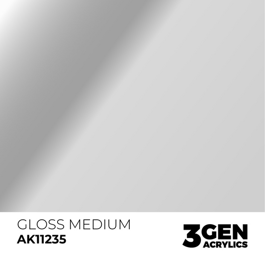 AK Interactive 3G Acrylic Paint: Gloss Medium - Auxiliary