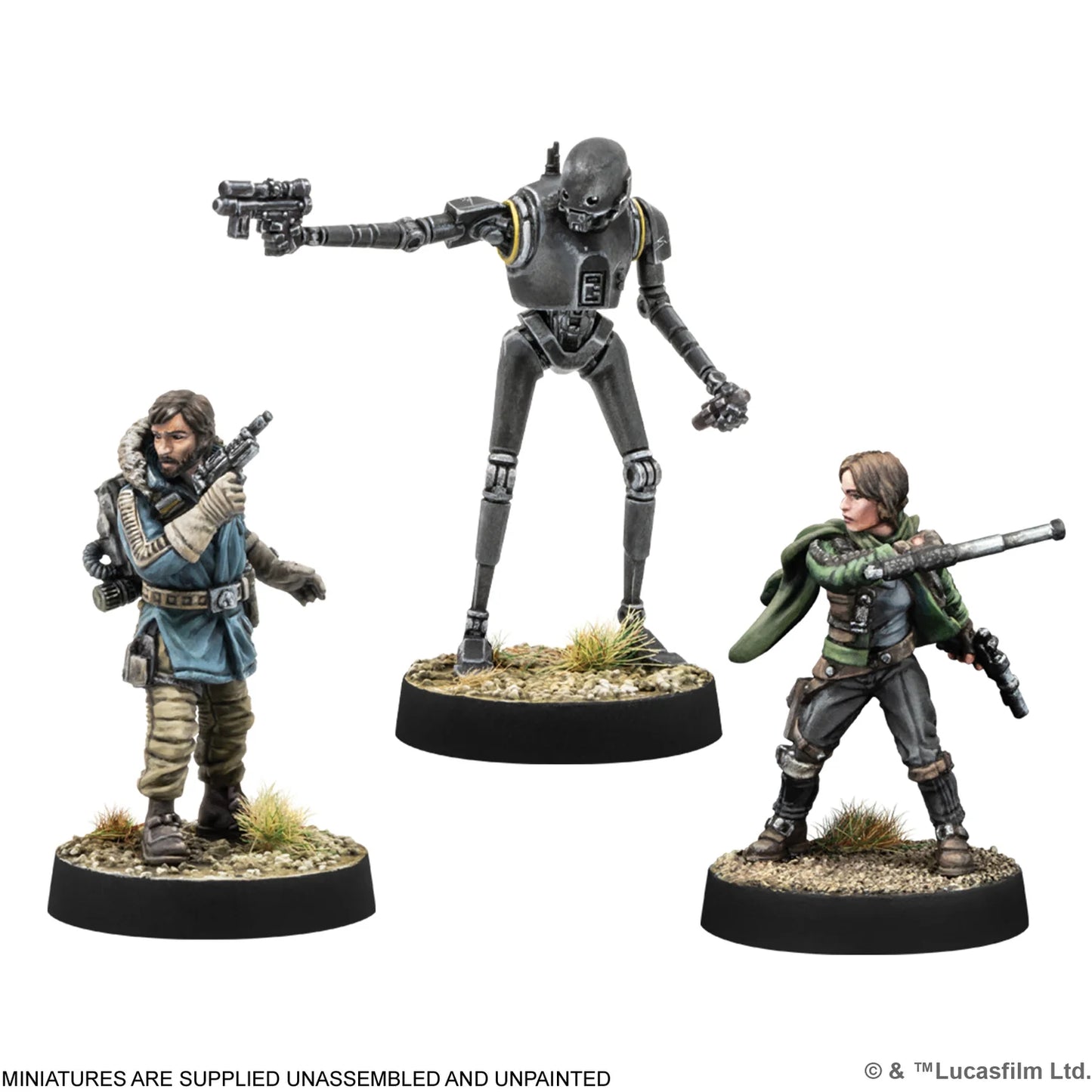 Star Wars Legion - Cassian Andor, Jyn Erso & K-2S0