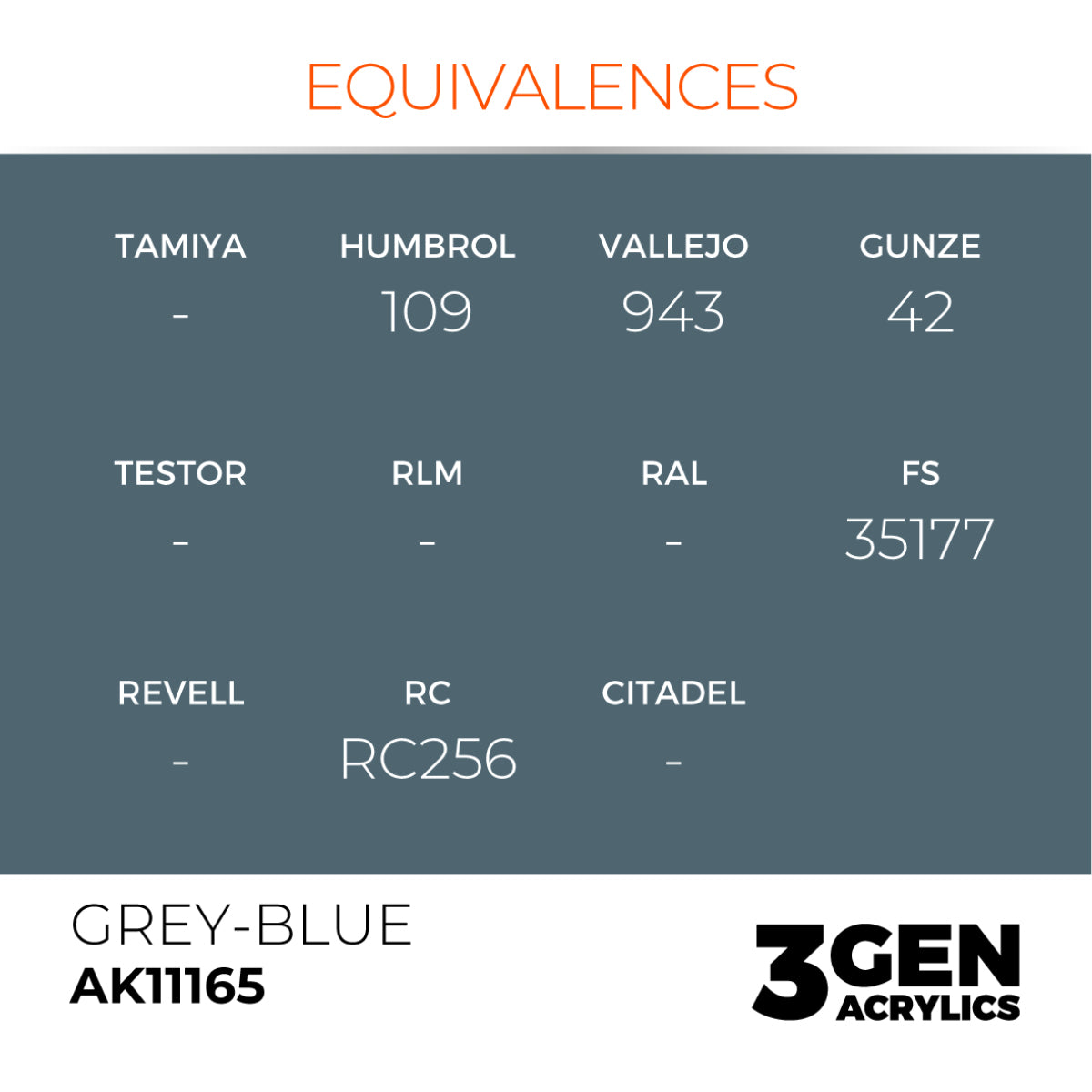 AK Interactive 3G Acrylic Paint: Grey Blue – Standard