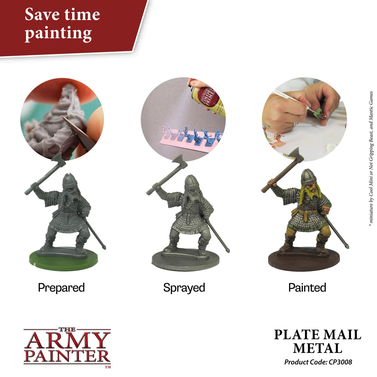 The Army Painter: Color Primer Platemail Metal