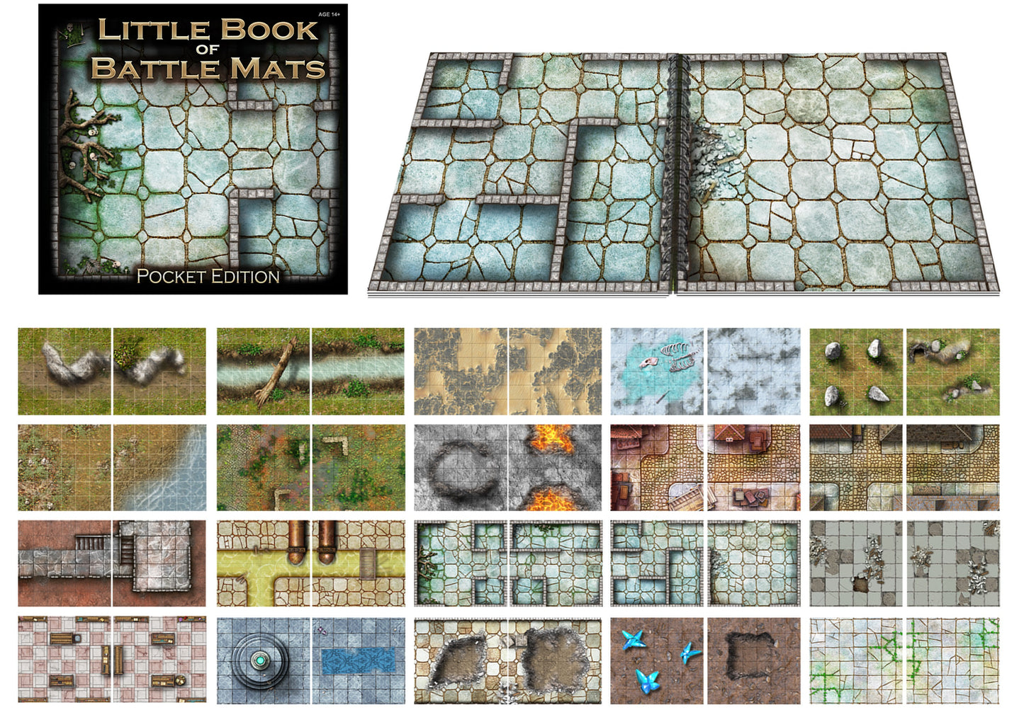 LITTLE BOOK OF BATTLE MATS POCKET EDITION