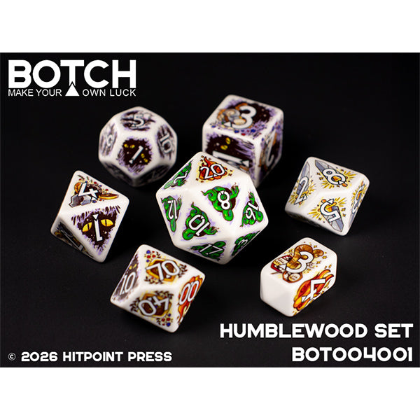 7-Die Set Botch Dice: Humblewood