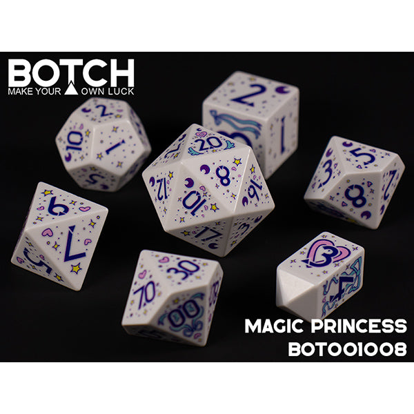 7-Die Set Botch Dice: Magic Princess