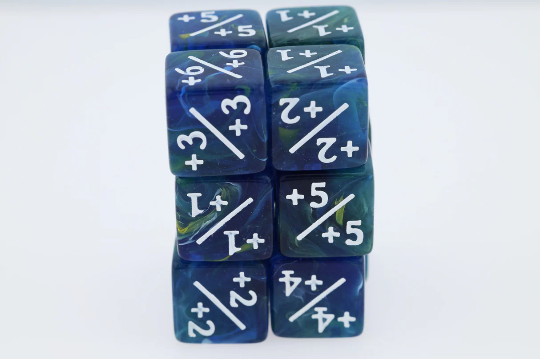 Foam Brain - STARRY NIGHT +1/+1 MAGIC COUNTERS - SET OF 12