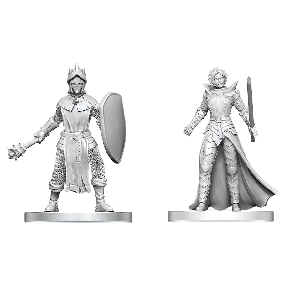 D&D Nolzur’s Marvelous Miniatures: Black Gauntlet & Zhentilar Paladin of Bane