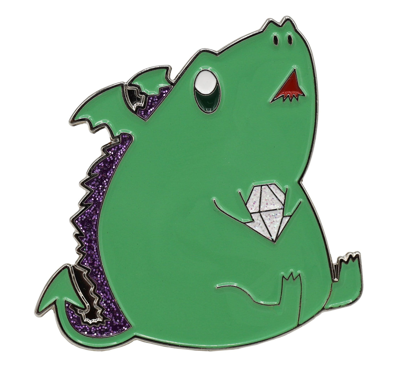 Foam Brain - Fat Dragon Pin