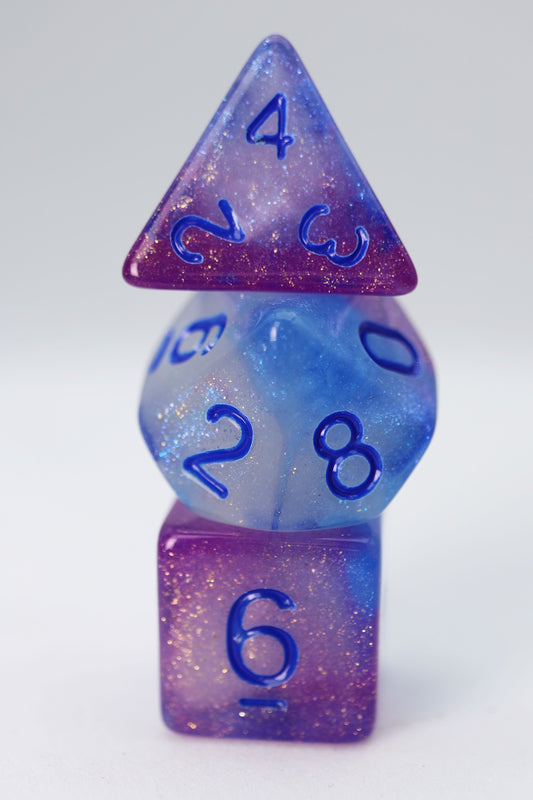 Foam Brain - Glow in the Dark, Glowing Memory RPG Dice Set