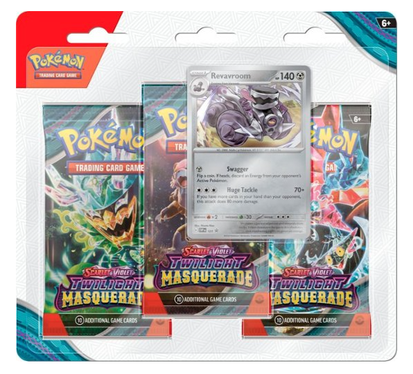 Pokémon- Twilight Masquerade, Three Booster Blister Pack