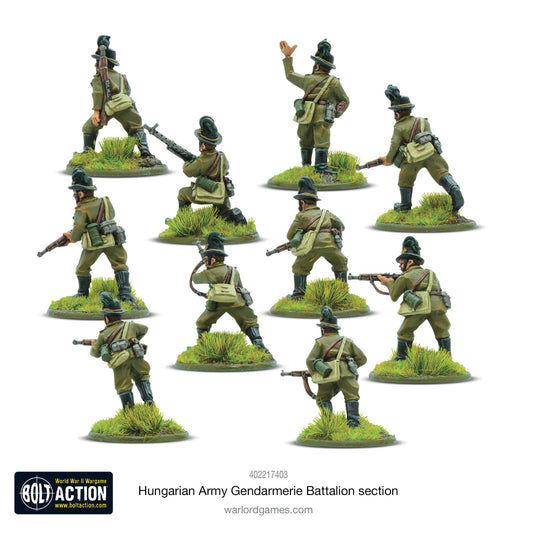 Bolt Action: Hungarian Army, Gendarmerie Battalion Section