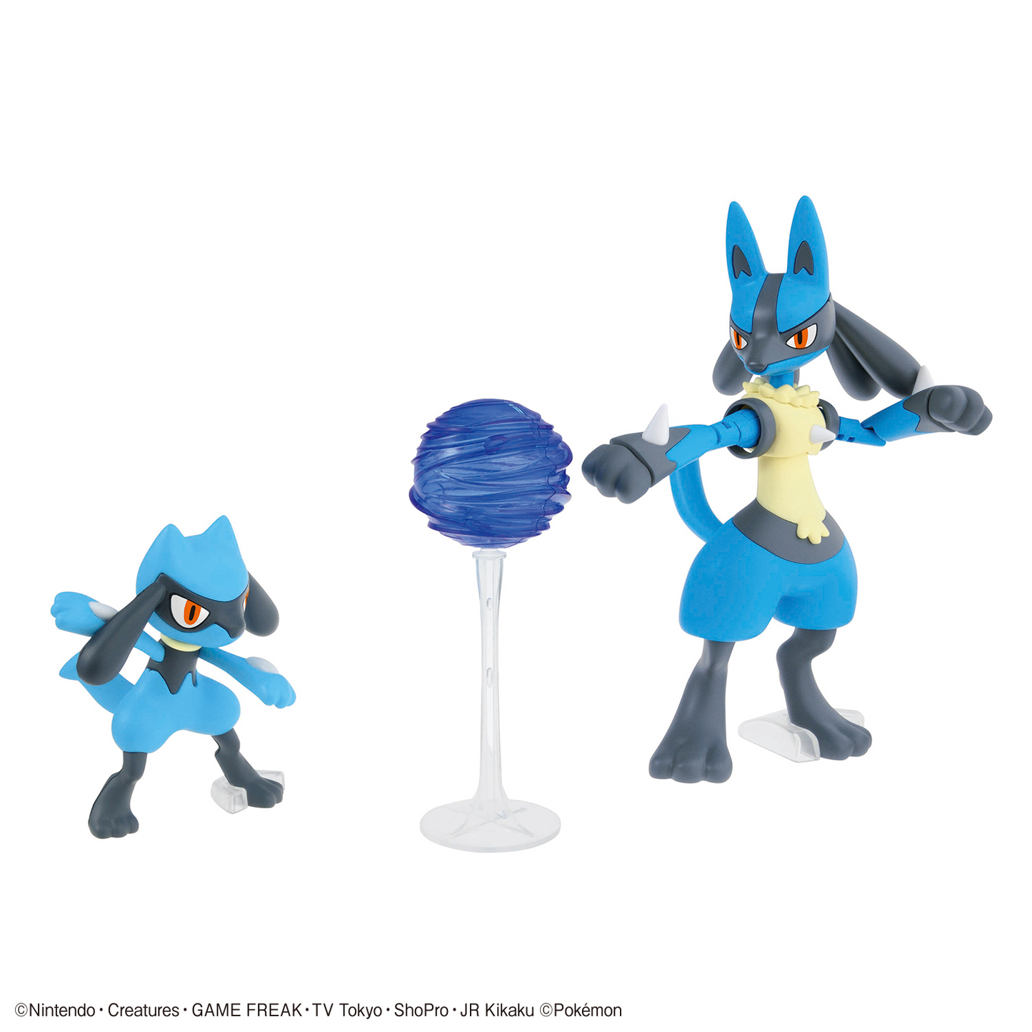 Pokepla: Riolu & Lucario Model Kit