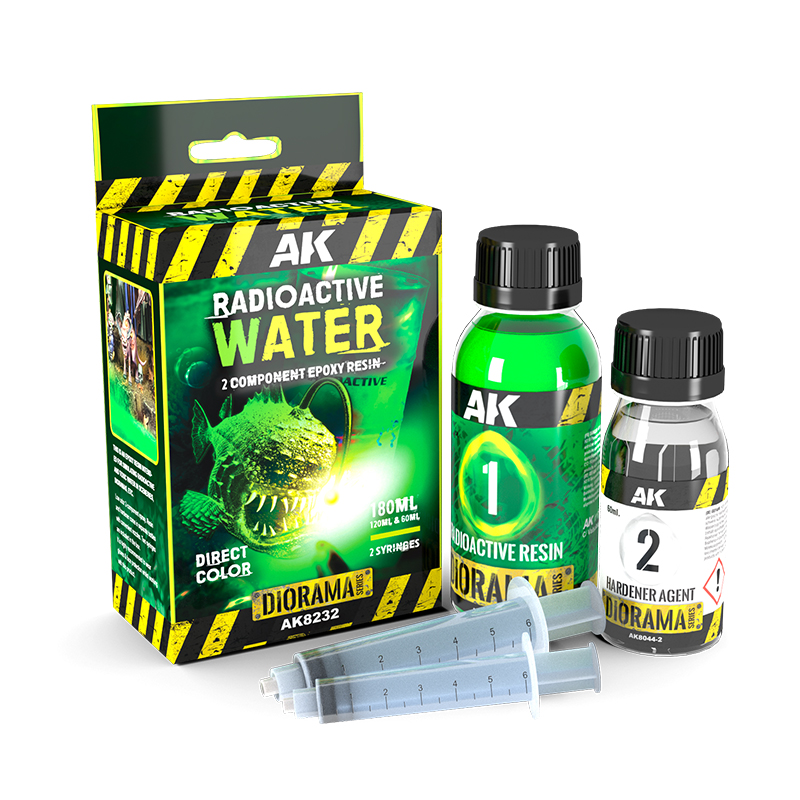 AK Interactive Radioactive Water 2-Components Epoxy Resin - 180ml