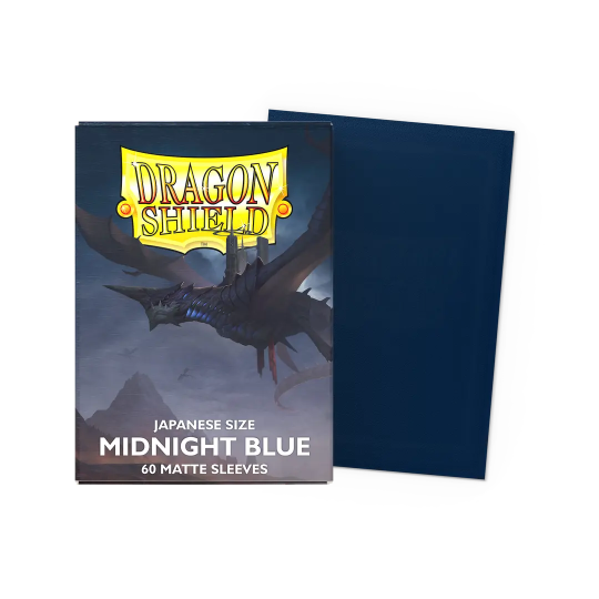 Dragon Shield 60 Count Mini Dual Matte Midnight Blue T’iin Alon