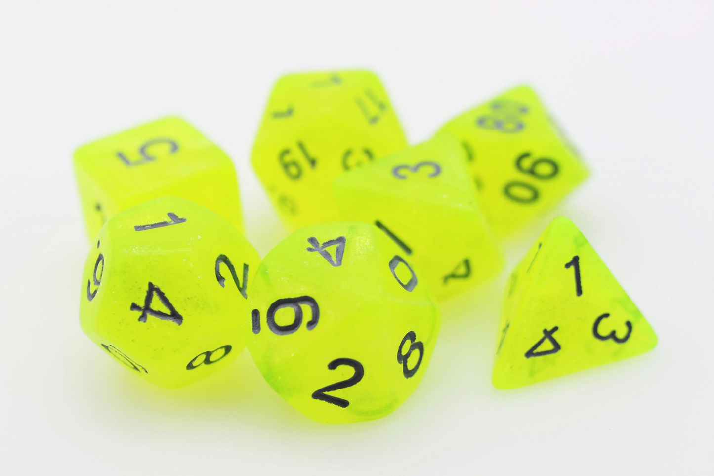 Foam Brain - Radioactive Lemonade RPG Dice Set