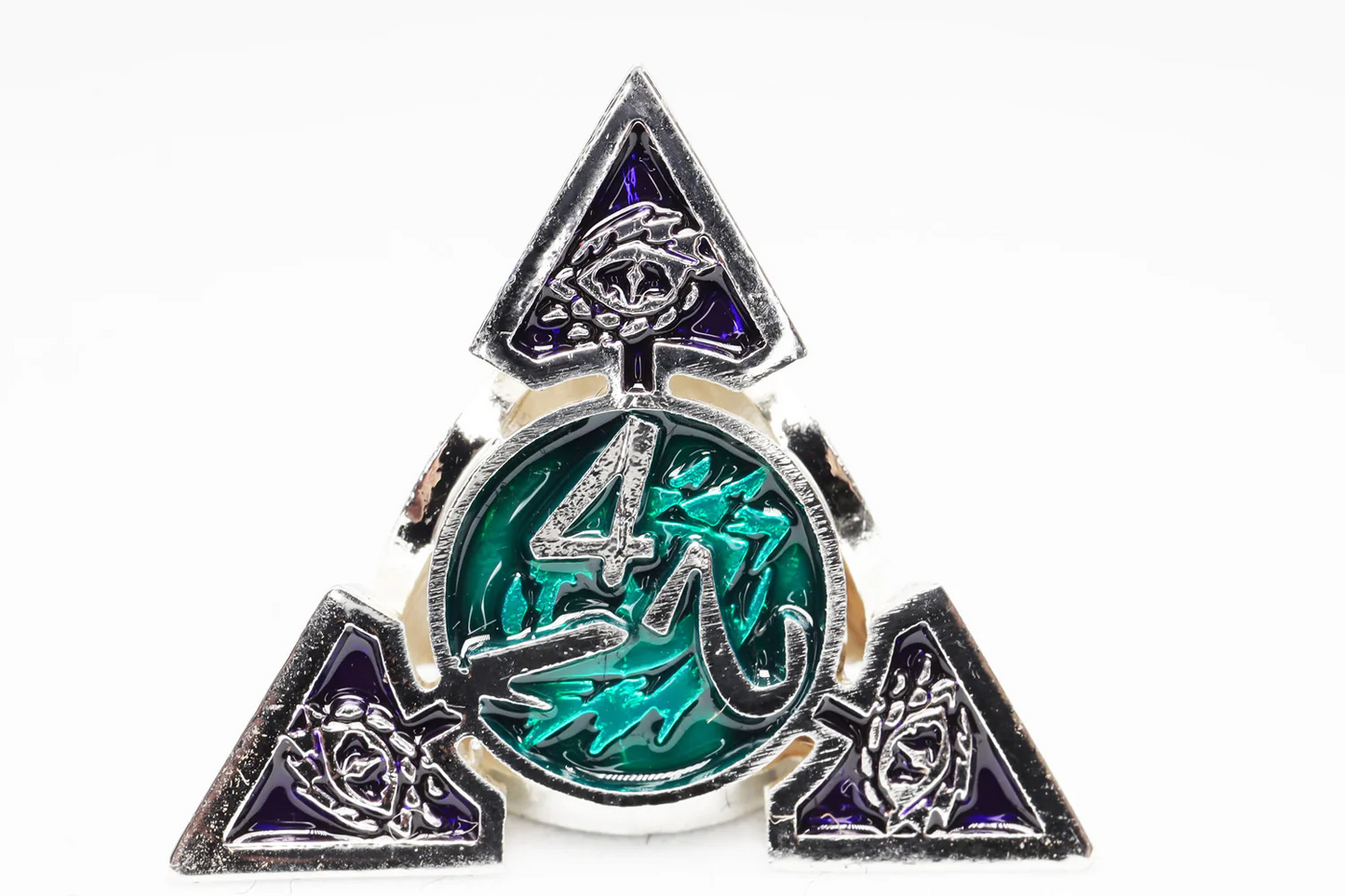 Foam Brain - Oculus: Angelic - Metal RPG Dice Set