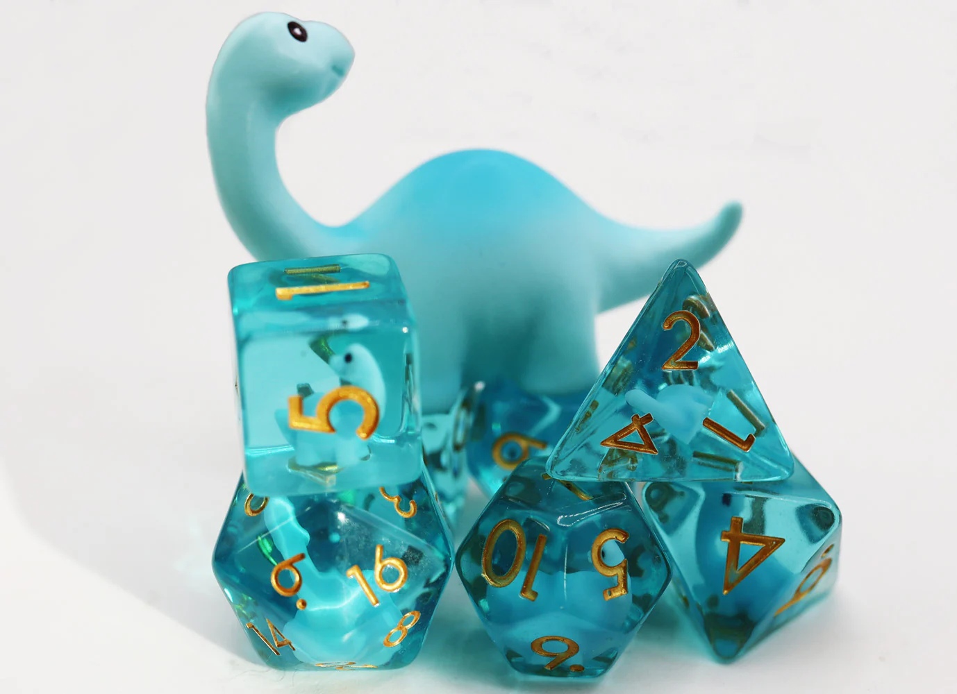 Foam Brain - Brontosaurus RPG Dice Set