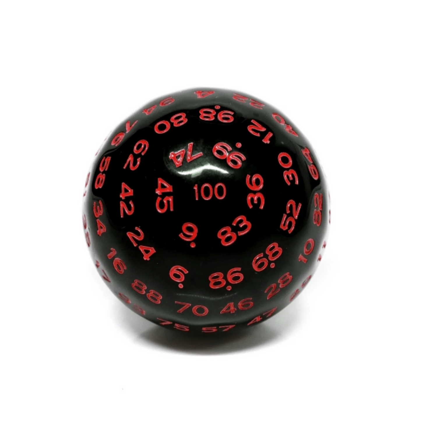 Foam Brain - 45mm D100: Black Opaque with Red