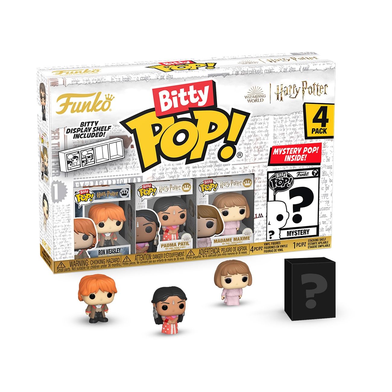 Bitty Pop Hp Goblet Of Fire Ron 4pk Figure