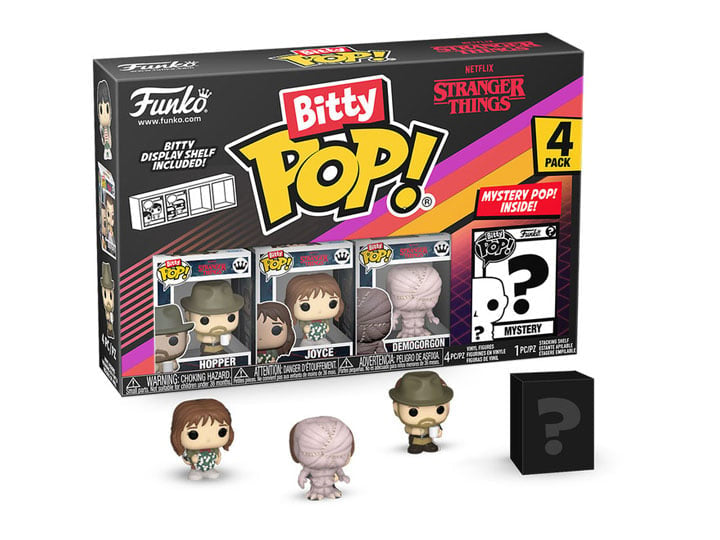 Bitty Pop Stranger Things Szn1 Hopper 4pk Figure