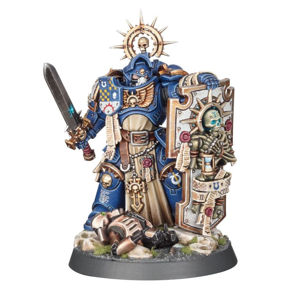 Warhammer 40K - Space Marines, Captain with Storm Shield (Relic Shield)
