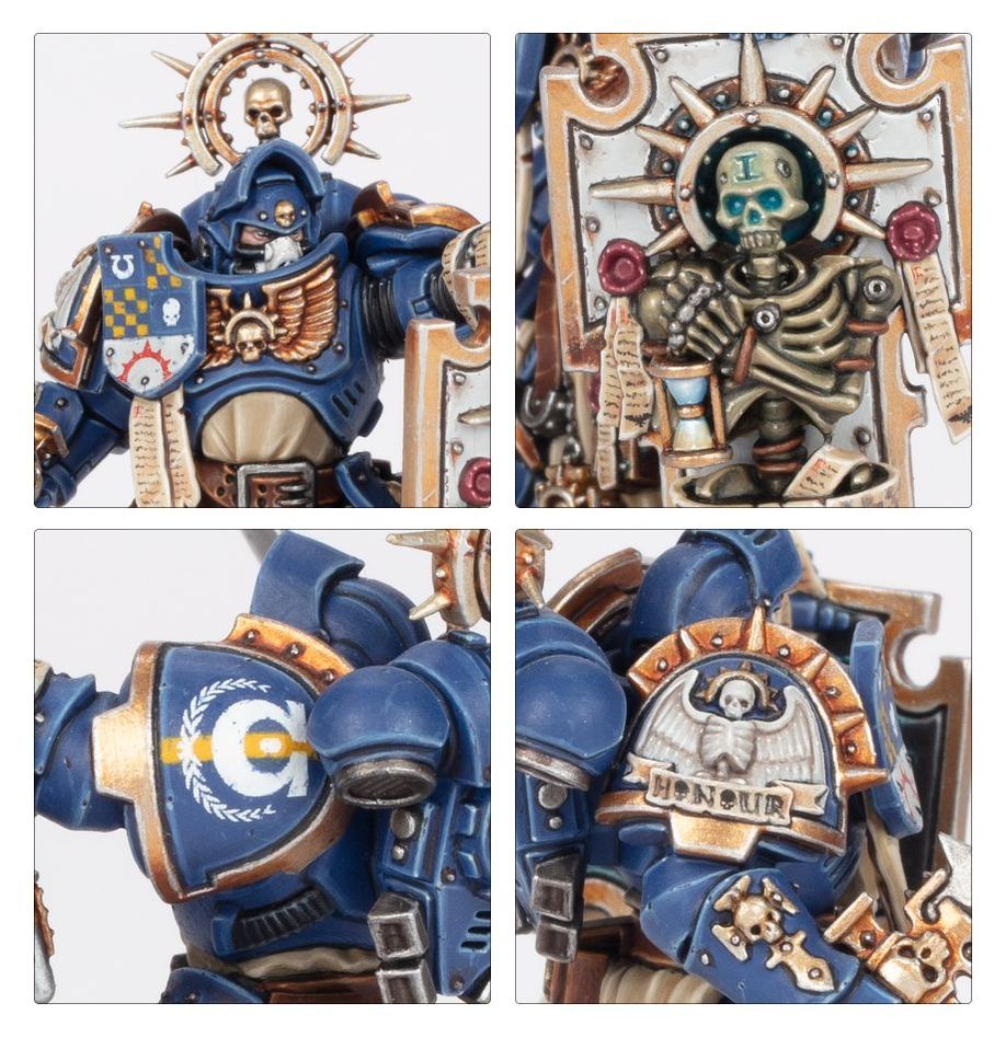 40K - Space Marines, Captain with Storm Shield (Relic Shield)