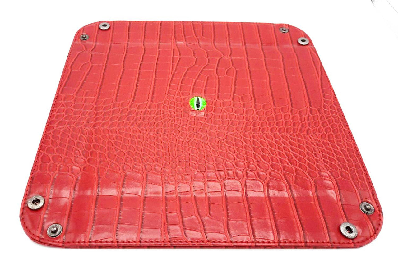 Old School RPG Dragon Eye Rolling Tray - Red Dragon