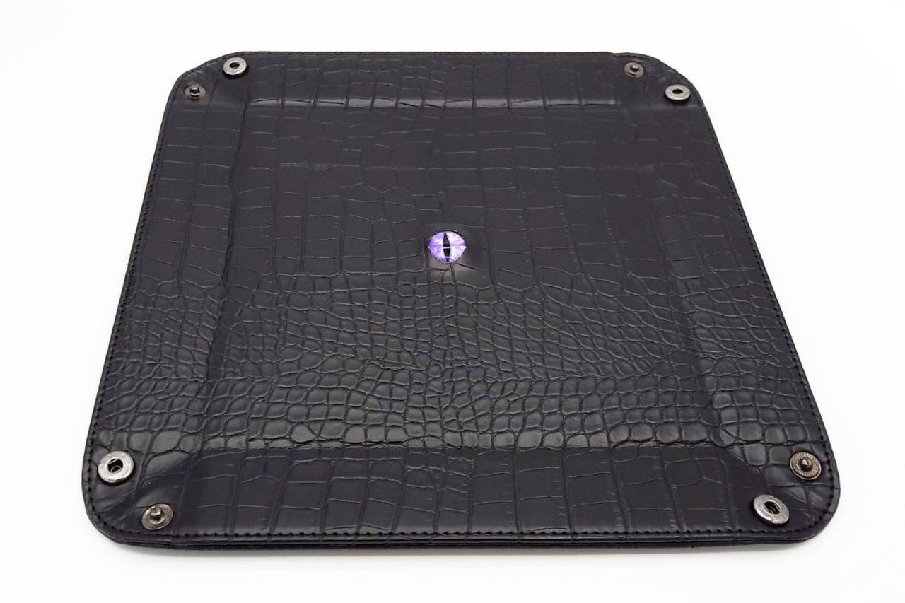 Old School RPG Dragon Eye Rolling Tray - Black Dragon