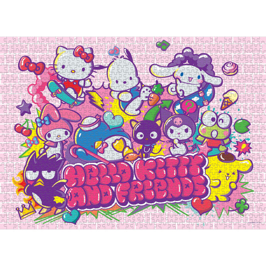 Hello Kitty and Friends: Tokyo Skate, 1000 Piece Puzzle