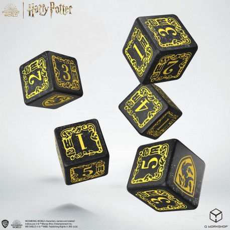 Harry Potter: Hufflepuff Dice and Pouch Set