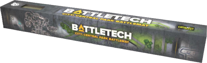 BattleTech - BattleMat, Cities Central Park/Shopping District