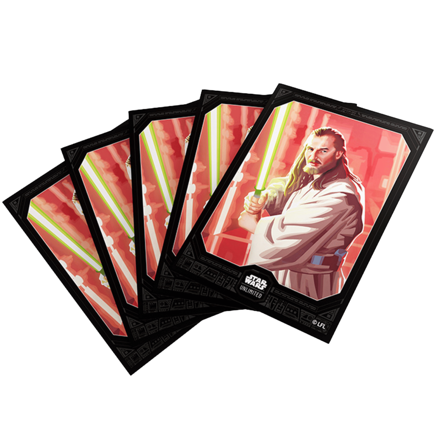 Star Wars: Unlimited Premium Art Sleeve: Qui-Gon Jinn – Not Just Gamin'