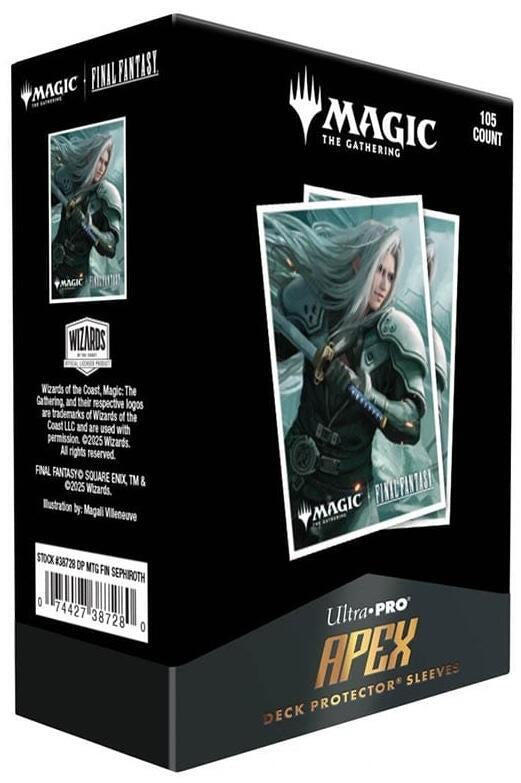 Magic the Gathering CCG: Final Fantasy 105ct Apex Deck Protector sleeves Sephiroth