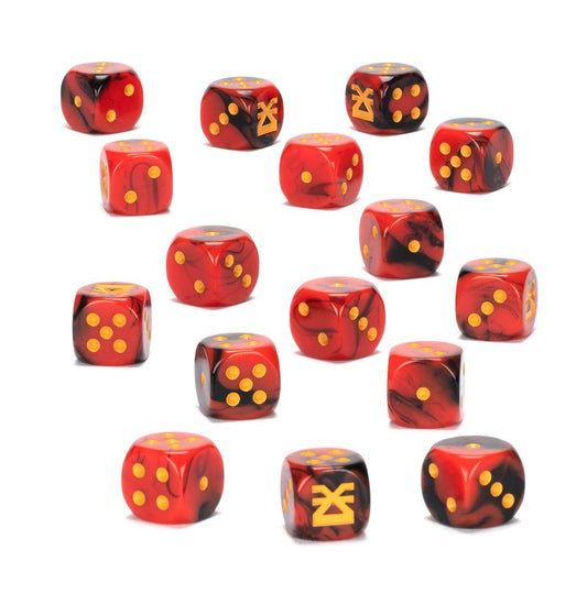 AOS - Dice Set, Blades of Khorne