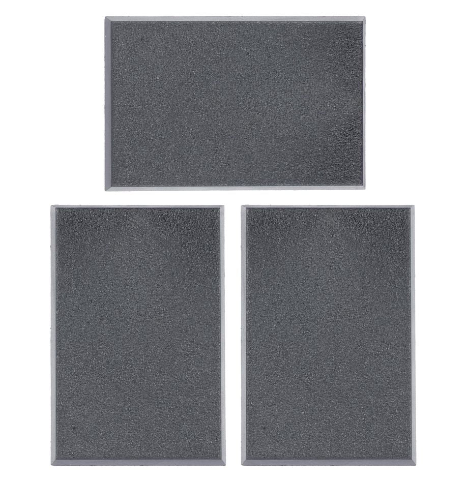 Citadel - 40mm x 60mm Rectangular Bases (3 Pack)