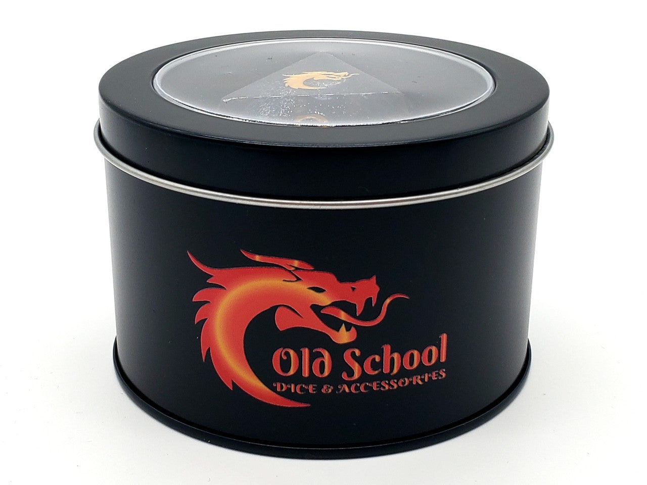 Old School Dice: Sharp Edged 55mm D20 - Liquid Infused - Twilight Fury