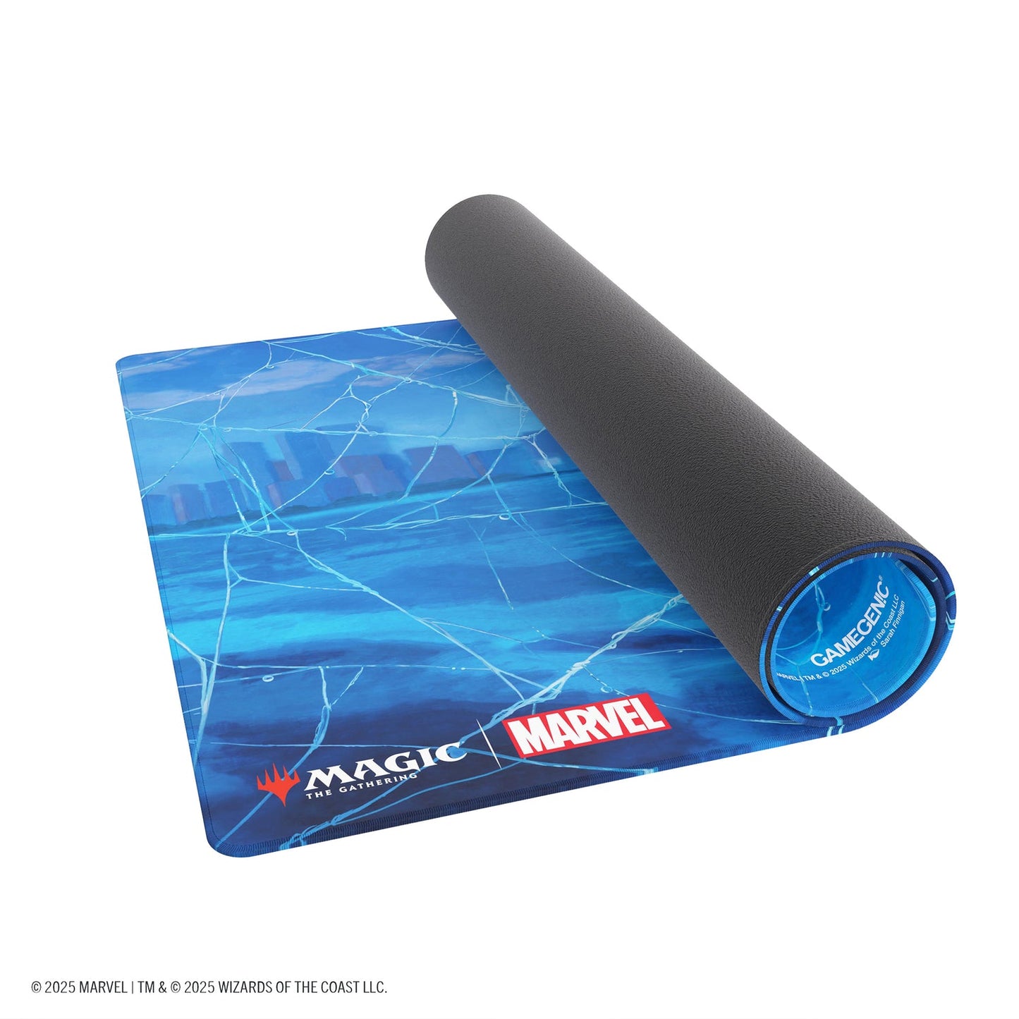 Magic: The Gathering | Marvel's Spider-Man Shiny Playmat - Spider-Man Island