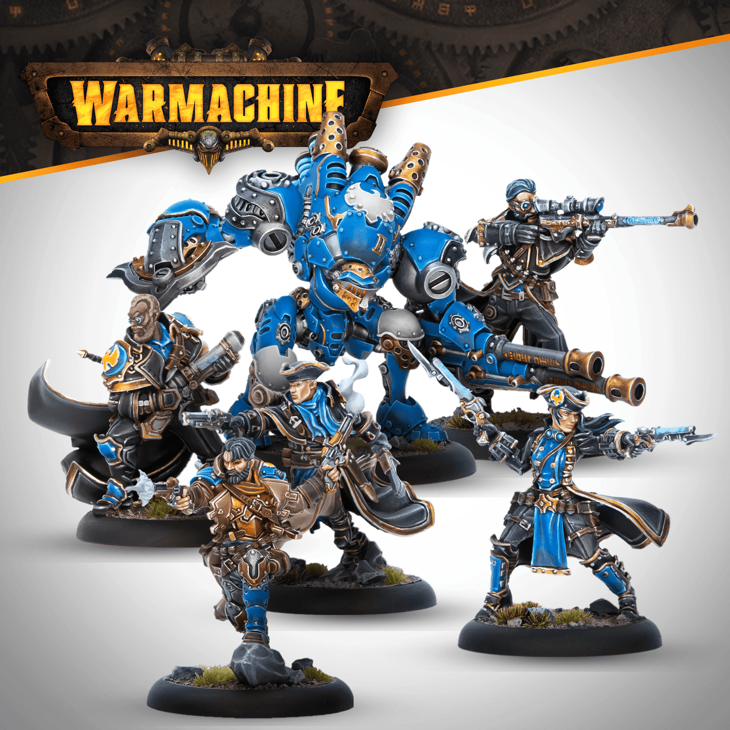Warmachine: Cygnar Hellslingers Command Cadre