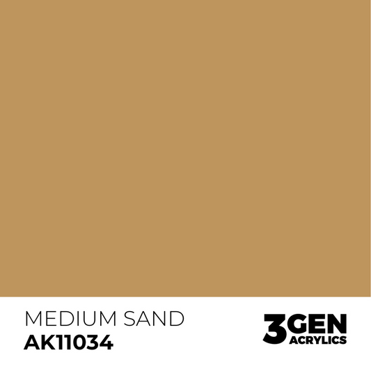 AK Interactive 3G Acrylic Paint: Medium Sand - Standard