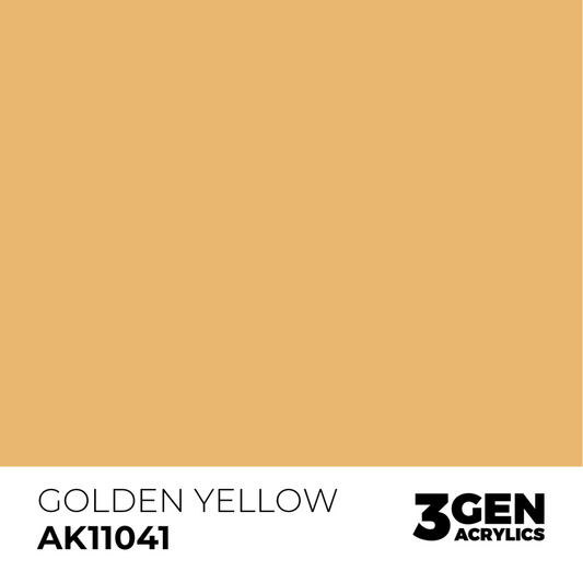 AK Interactive 3G Acrylic Paint: Golden Yellow - Standard