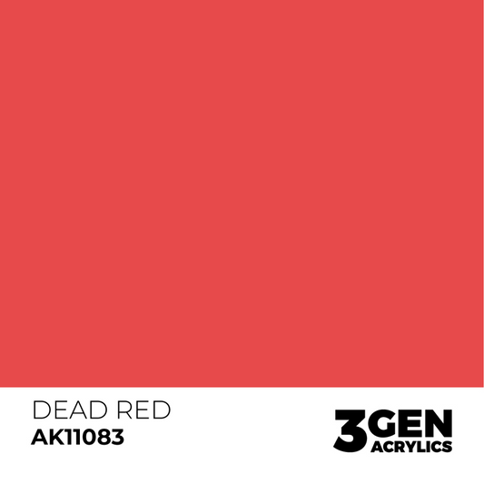 AK Interactive 3G Acrylic Paint: Dead Red - Standard