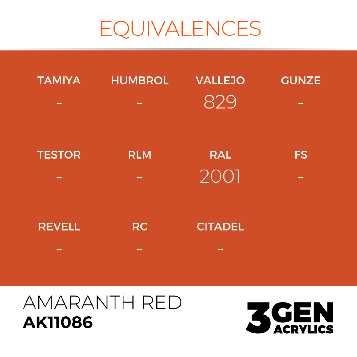 AK Interactive 3G Acrylic Paint: Amaranth Red - Standard